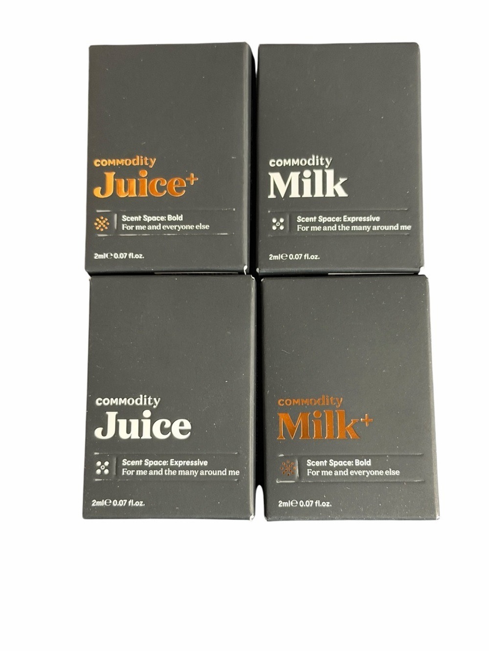 Commodity Milk & Juice Deluxe Trial Sizes